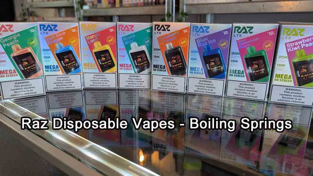 raz disposable vapes - boiling springs
