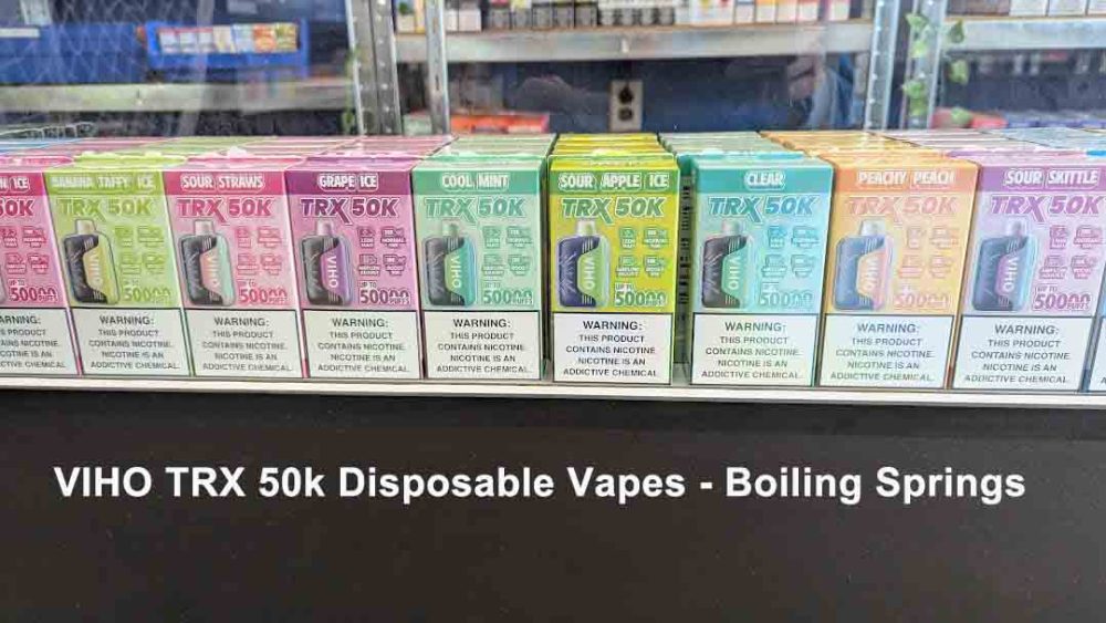 VIHO TRX 50k Disposable Vapes - Boiling Springs
