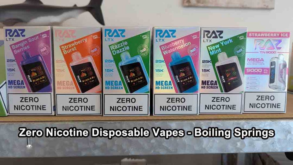 Zero Nicotine Vapes - Boiling Springs SC