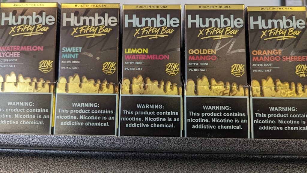 Humble x Fifty Bar 20K Disposable Vape - Spartanburg 2
